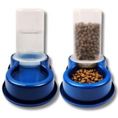 bebedouro e comedouro automatico  para pet cães cachorro gato 1,5l fle