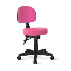 Cadeira Mocho Palmi Giratória Back - Flex Cadeiras, Rosa