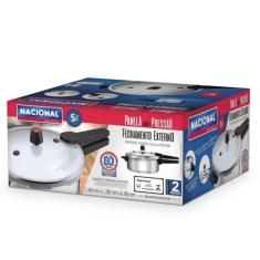 Panela de Pressão Polida Fechamento Externo - ALUMÍNIO NACIONAL