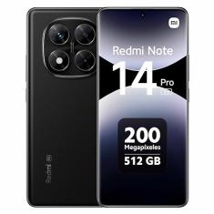 Smartphone Xiaomi Redmi Note 14 Pro 5G Midnight Black (Preto) 12GB RAM 512GB ROM NFC [ 24090RA29G ]
