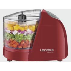 Mini Processador de Alimentos Lenoxx Vermelho - Pratic Red PMP435 100W