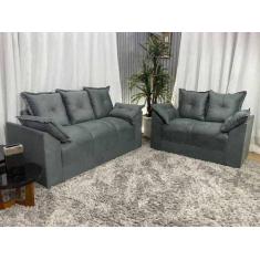 Sofá 2 e 3 Lugares Cinza 605 Paris - Alpoim