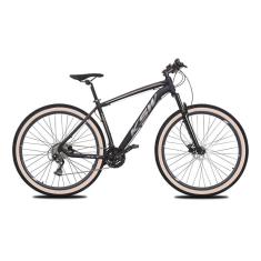 Bicicleta KSW 24V Aro 29 Freio Hidraulico Pneu Faixa Beje