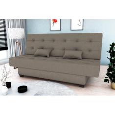 Sofá Cama Laila Suede Cappuccino B255 - Matrix