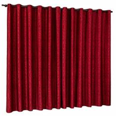 Cortina Jacquard Para Sala E Quarto 3,00X2,80 Atena Avelã - Paulo Ceza