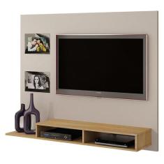 Painel para TV Hades Off White Cinamomo - Valdemóveis - VALDEMOVEIS
