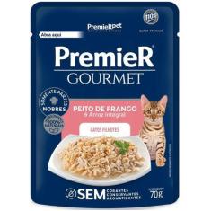 Ração Úmida Premier Gourmet para Gatos Filhotes Sabor Peito de Frango 