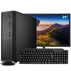 Computador Completo SFF Slim Ark Monitor 24'' Intel Core i7 4770 16GB 