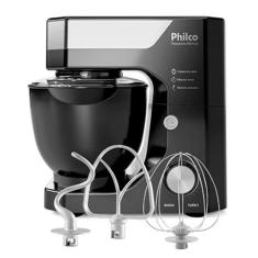 Batedeira Planetária PBP90A Philco Preta 220V, Preto e Inox, 220V