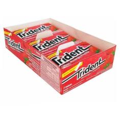 Chiclete Trident Morango 8Gr 21Un - Adams