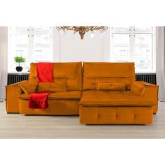 Sofá Fusion 3.00m Elétrico com USB e Vibro Massagem - Sofisticato, ter