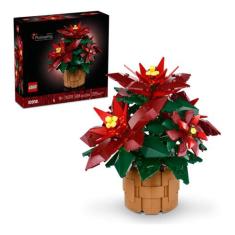 Conjunto De Construção Lego Icons Poinsettia Com 608 Peças