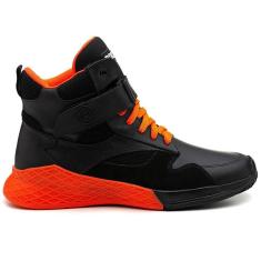 Tênis Rock Fit Van Halen Preto e Laranja-Unissex