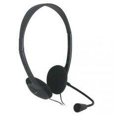 Headset Multilaser PH002 Controle de Volume Preto/Prata 1,8m