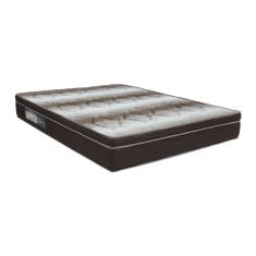 Colchão Casal Light Ortopédico D26 (24x138x188) Branco e Marrom