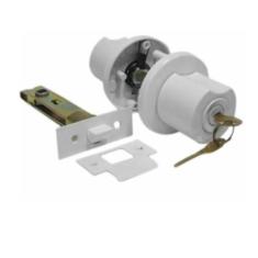 Fechadura Tubular Lockwell Branca 90mm - Mod, Tx 44420