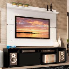 Rack Cancun e Painel para TV até 65" Madesa