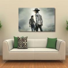 Quadro The Walking Dead Séries decorativo com Tela em Tecido