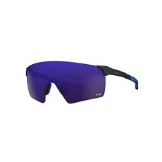 Óculos de Sol Hb Quad R Matte Black l Blue Chrome