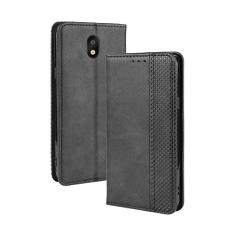 Capa para LG K30 2019, capa flip carteira com suporte de couro para LG K30 2019, capa magnética retrô para celular, capa carteira com compartimentos para cartão