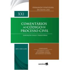 Livro - Comentários ao Código de Processo Civil - 1ª Edição 2017