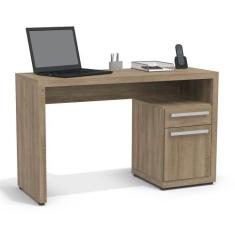 Escrivaninha para Notebook 2 Gavetas Kappesberg S970, Nogal