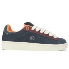Tênis West Coast X Orange 113 Unissex Camurça | Navy Beige