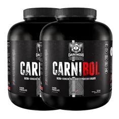 Combo 2x Suplemento em Pó Carnibol Proteína da Carne 1,8kg Chocolate - Darkness