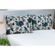 Jogo Lençol 3 Peças Cama Viúva 1,88M X 1,28M X 30Alt Percal - Miguel E