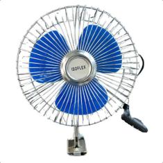 Mini Ventilador Veicular de 6" 15Cm p/ Carro Caminhão Ônibus - ISOFLEX