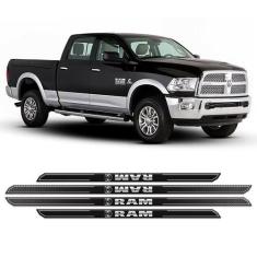 Kit Soleira Da Porta Diamante Dodge Ram 2500 Resinada - SPORTINOX