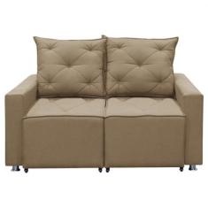 Sofá Retrátil e Reclinável 2 lugares Bariloche 1.60cm C/ Molas Linho S