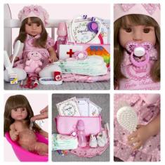 Bebê Reborn Para Compra 100% Silicone Princesa - Cegonha Reborn Dolls