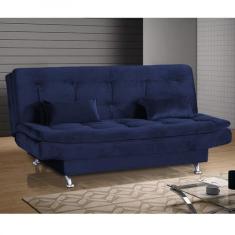 Sofá Cama 3 Lugares com 2 Almofadas Salomé Matrix