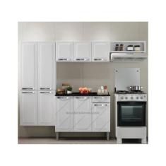 Cozinha Compacta Rose Sem Balcão 7 Portas Itatiaia Branco, Branco
