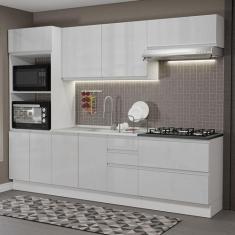 Cozinha Completa 100% MDF Madesa Acordes 270006 com Armário e Balcão -