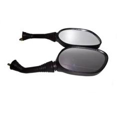 Par De Espelho Retovisor Bicicleta Eletrica 350W Preto