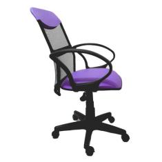 Cadeira de Escritório Diretor Costaneira Soft  - RB Cadeiras, Roxo