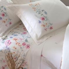 Jogo De Cama King 300 Fios Kacyumara Lazio 04 Peças Ibiza