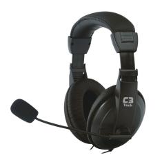 Fone Com Microfone C3 Tech Ph-60bk Voicer Comfort