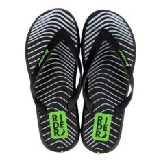 Chinelo Masculino Rider R1 Style Dedo REF: 11818, Preto, 42
