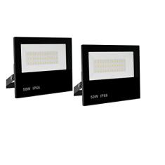 KIT 2 refletor 50w LED SMD Holofote Bivolt Externo Luz Branca