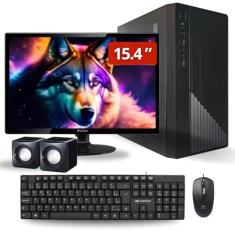 Pc Computador Completo Intel Core I3 8gb Ssd 120gb Monitor Led 15 W10