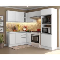 Cozinha Completa Madesa 100% Mdf Acordes De Canto (sem Tampo