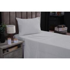 Jogo de Lençol SOLTEIRO 3 peças 100% Algodão Cama Box com Lençol de Ci