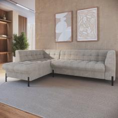 Sofá 3 Lugares com Chaise Terminal Cod. 1997 Zênite Yescasa