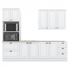 Cozinha Completa 4 Peças com Aéreo Americana Henn Branco