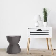 Banqueta Hydro Grifit Cinza Mushroom