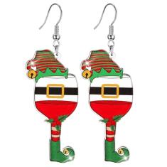 JMHACHY Brincos de Natal para mulheres – Enfeites de Natal de acrílico leve e divertido, presente de festa de pesadelo antes de Natal para meninas, Acrílico, Sem pedra preciosa