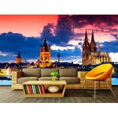 Papel de Parede Paisagens Cidade 62 - 1,00 X 2,00 - Voce Decorando